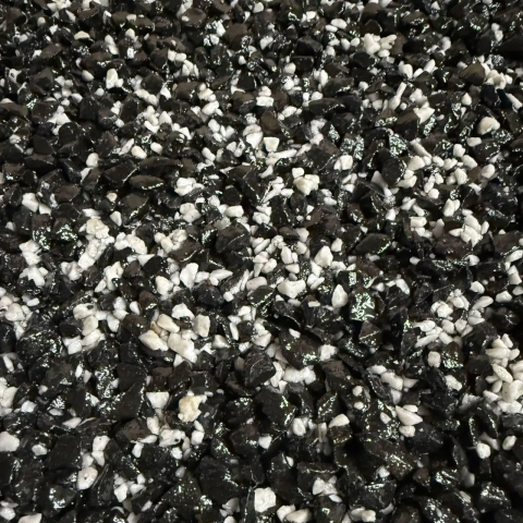 Кам'яний килим Black & White plastall